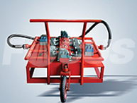 Cycle filtering trolley with 4 sets of high-precision filters