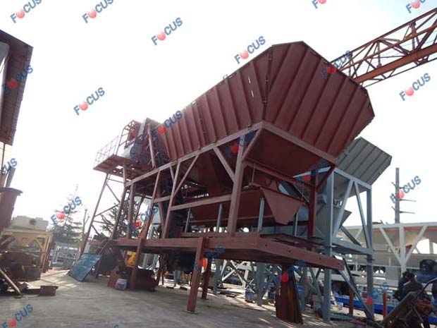 Mongolian Clients Buying Mobile Concrete Plant Photo 5